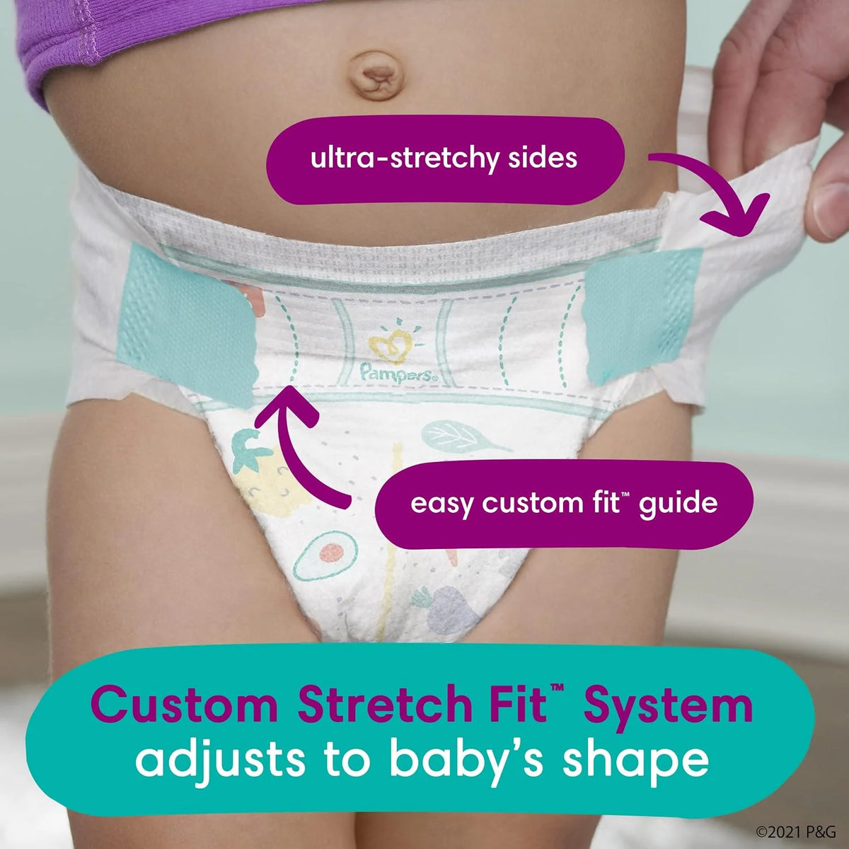 Pampers Baby Dry Disposable Baby Diapers