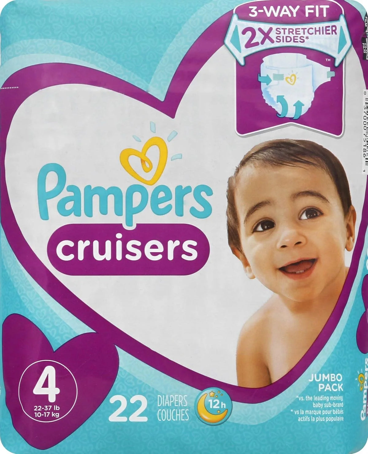 Pampers Cruisers Diapers Size 5 Giant Pack, 104 Count